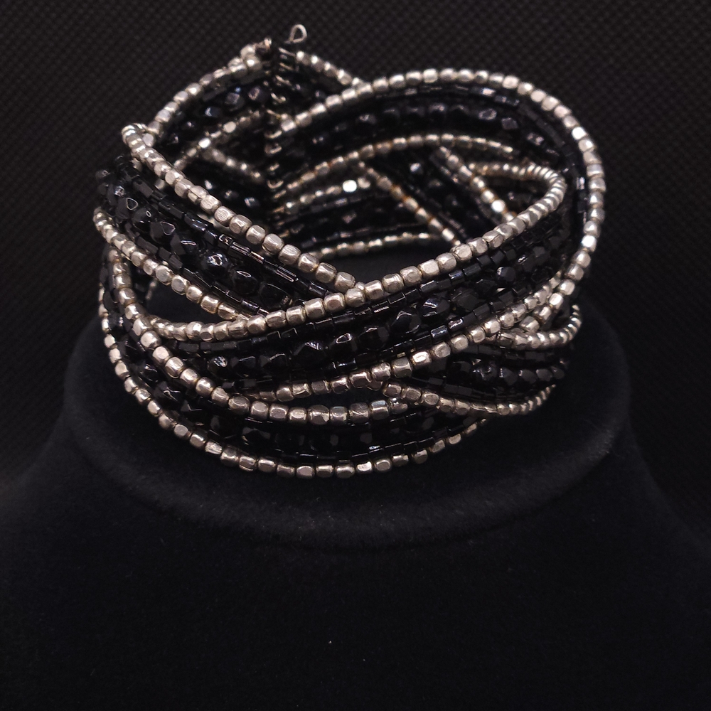 Boho Beaded Cuff Bracelets - image 8